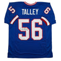 Autographed/Signed Darryl Talley Buffalo Blue Football Jersey JSA COA