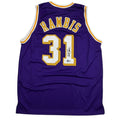 Autographed/Signed Kurt Rambis Los Angeles Purple Basketball Jersey Beckett BAS COA