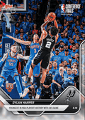 2025 Topps Now Dylan Harper #314 Youngest in NBA Playoff History with 4x5 Game San Antonio Spurs Rookie RC Basketball Card