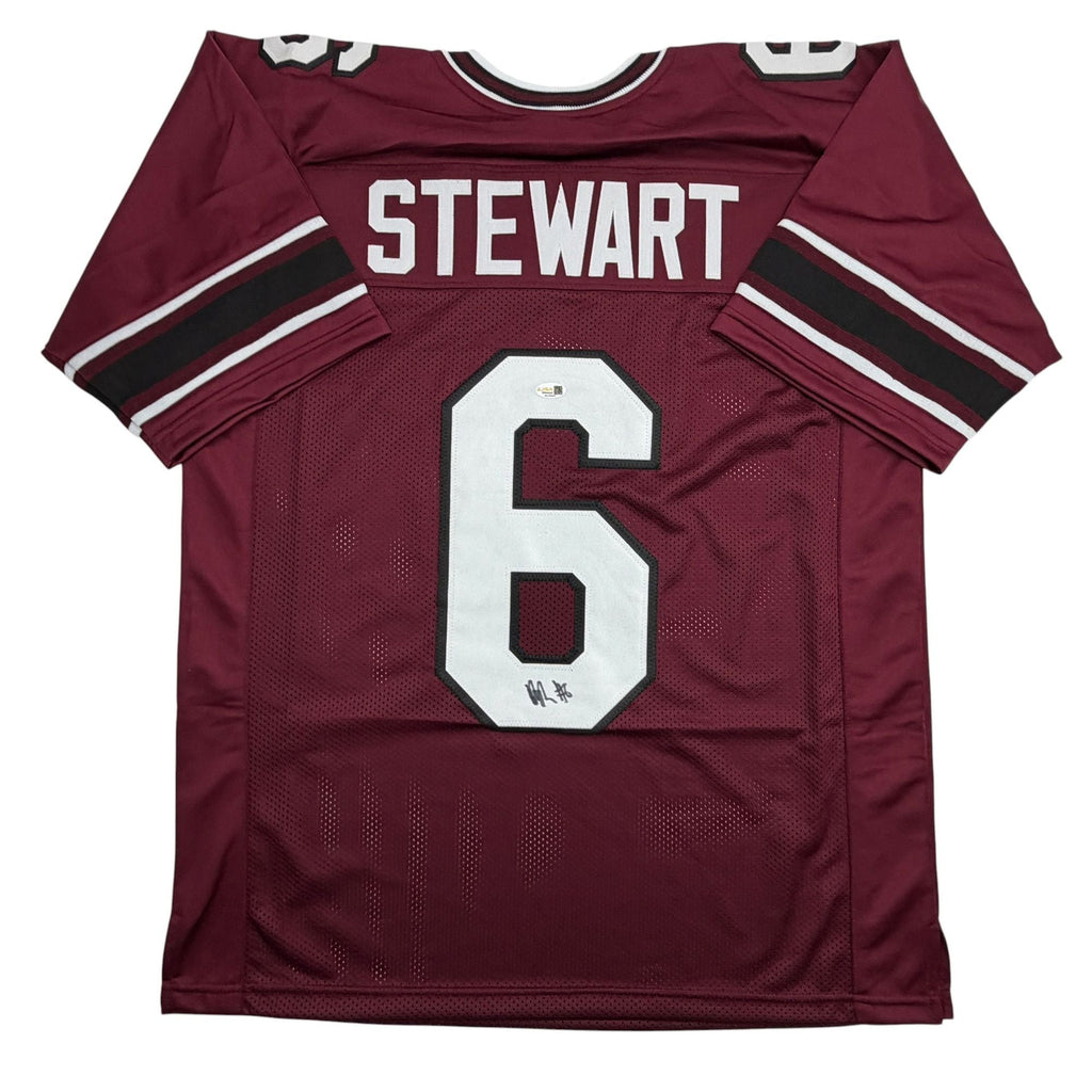 Autographed/Signed Dylan Stewart South Carolina Maroon College Football Jersey JSA COA