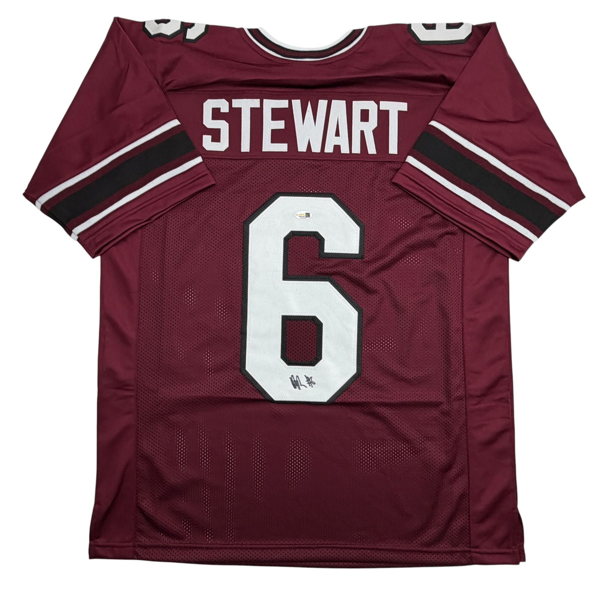 Autographed/Signed Dylan Stewart South Carolina Maroon College Football Jersey JSA COA