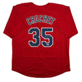 Autographed/Signed Garrett Crochet Boston Red Baseball Jersey Beckett BAS COA