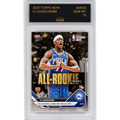 Graded 2025 Topps Now VJ Edgecombe #AR03 2025-26 KIA NBA All Rookie First Team Selection Philadelphia 76ers Rookie RC Basketball Card HOFSM 10 Gem Mint