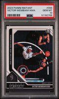 Graded 2023 Panini Instant Victor Wembanyama #394 Joins Elite Group Rookie RC Basketball Card PSA 10 Gem Mint