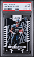 Graded 2023 Panini Absolute Jaxon Smith Njigba #109 Rookie RC Football Card PSA 10 Gem Mint
