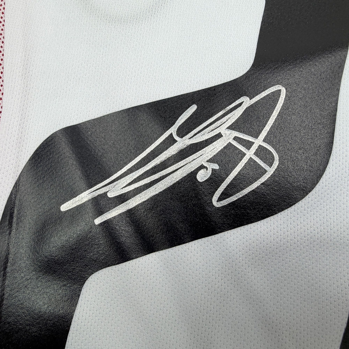 Autographed/Signed Clarence Seedorf AC Milan White Soccer Futbol Jersey Beckett BAS COA