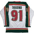 Autographed/Signed Vladimir Tarasenko Minnesota White 25th Anniversary Hockey Jersey Beckett BAS COA