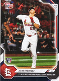 2026 Topps Now JJ Wetherholt #86 Black Foil /10 1st MLB Multi Home Run Game Propels Extra Innings Win St Louis Cardinals Rookie RC Baseball Card