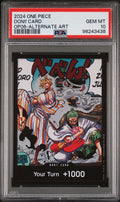 Graded 2024 One Piece DON CARD OP06 Wings of the Captain Trading Card Game PSA 10 Gem Mint