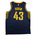Autographed/Signed Pascal Siakam Indiana Pacers Blue Authentic Basketball Jersey Fanatics COA