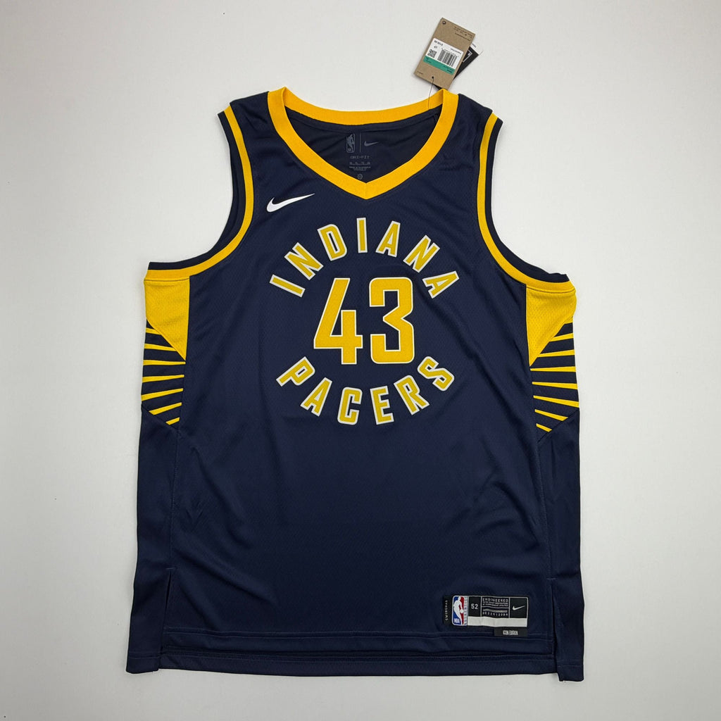Autographed/Signed Pascal Siakam Indiana Pacers Blue Authentic Basketball Jersey Fanatics COA