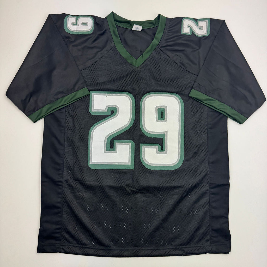Autographed/Signed LeGarrette Blount Philadelphia Black Football Jersey JSA COA