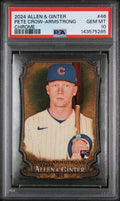 Graded 2024 Topps Allen & Ginter Pete Crow Armstrong #46 Chrome Rookie RC Baseball Card PSA 10 Gem Mint