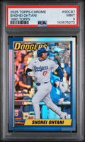 Graded 2024 Topps Chrome Shohei Ohtani #90CB7 1990 Topps Baseball Card PSA 9 Mint
