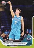 2025 Topps Now Kon Knueppel #239 Gold Foil Triple Threat: 261st 3PM Sets New Franchise Record Charlotte Hornets Rookie RC Basketball Card