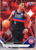 2025 Topps Now Jalen Duran #AS15 Platinum Member Stamp 2026 NBA All Star 1st Selection Detroit Pistons Basketball Card