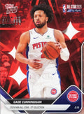 2025 Topps Now Cade Cunningham #AS12 Platinum Member Stamp 2026 NBA All Star 2nd Selection Detroit Pistons Basketball Card