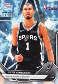 2025 Topps Now Victor Wembanyama #AS5 Platinum Member Stamp 2026 NBA All Star 2nd Selection San Antonio Spurs Basketball Card