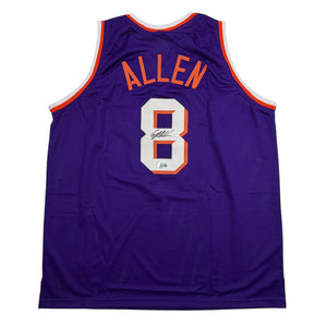 Autographed/Signed Grayson Allen Phoenix Purple Basketball Jersey Beckett BAS COA