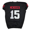 Autographed/Signed Fernando Mendoza Indiana Black College Football Jersey Beckett BAS COA