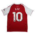 Autographed/Signed Eberechi Eze Arsenal Red Soccer Futbol Jersey Beckett BAS COA