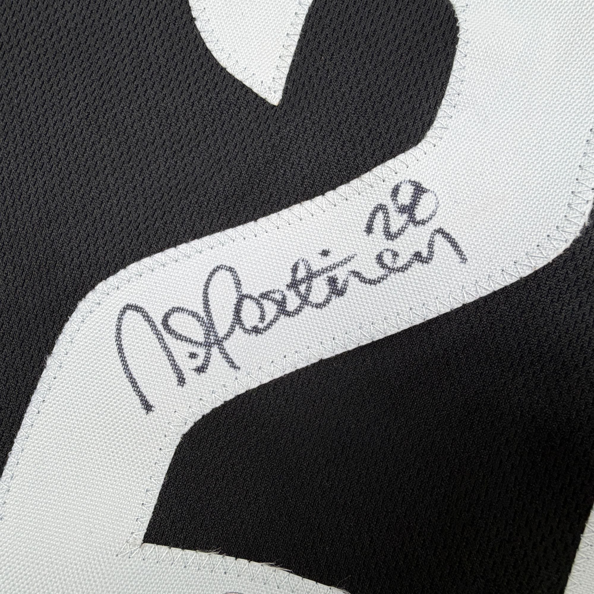 Autographed/Signed Nick Martinez Tampa Bay Black Baseball Jersey Beckett BAS COA