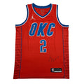 Autographed/Signed Shai Gilgeous-Alexander on Front SGA Oklahoma City OKC Thunder Orange Authentic Basketball Jersey PSA/DNA COA