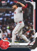 2026 Topps Now Payton Tolle #158 Black Foil /10 7 Scoreless Frames, 8Ks Collect 1st MLB Win Boston Red Sox Rookie RC Baseball Card