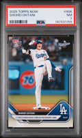 Graded 2025 Topps Now Shohei Ohtani #906 Baseball Card PSA 7 Near Mint