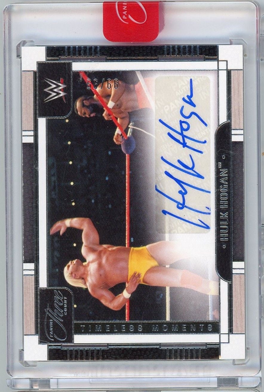 2024 Panini Three Count WWE Hulk Hogan #THHHG Timeless Moments 99/99 Auto Wrestling Card