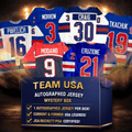 Autographed/Signed Team USA Olympic Hockey Jersey Mystery Box with PSA JSA or Beckett COA