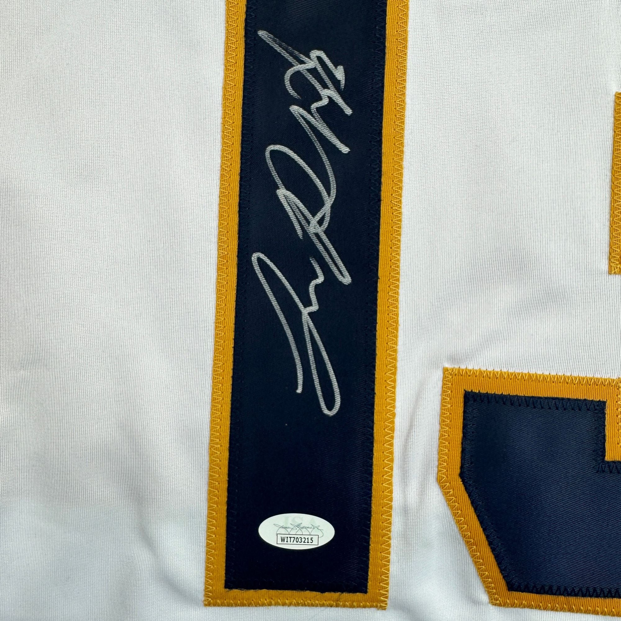 Autographed/Signed Sam Reinhart Florida White Hockey Jersey JSA COA