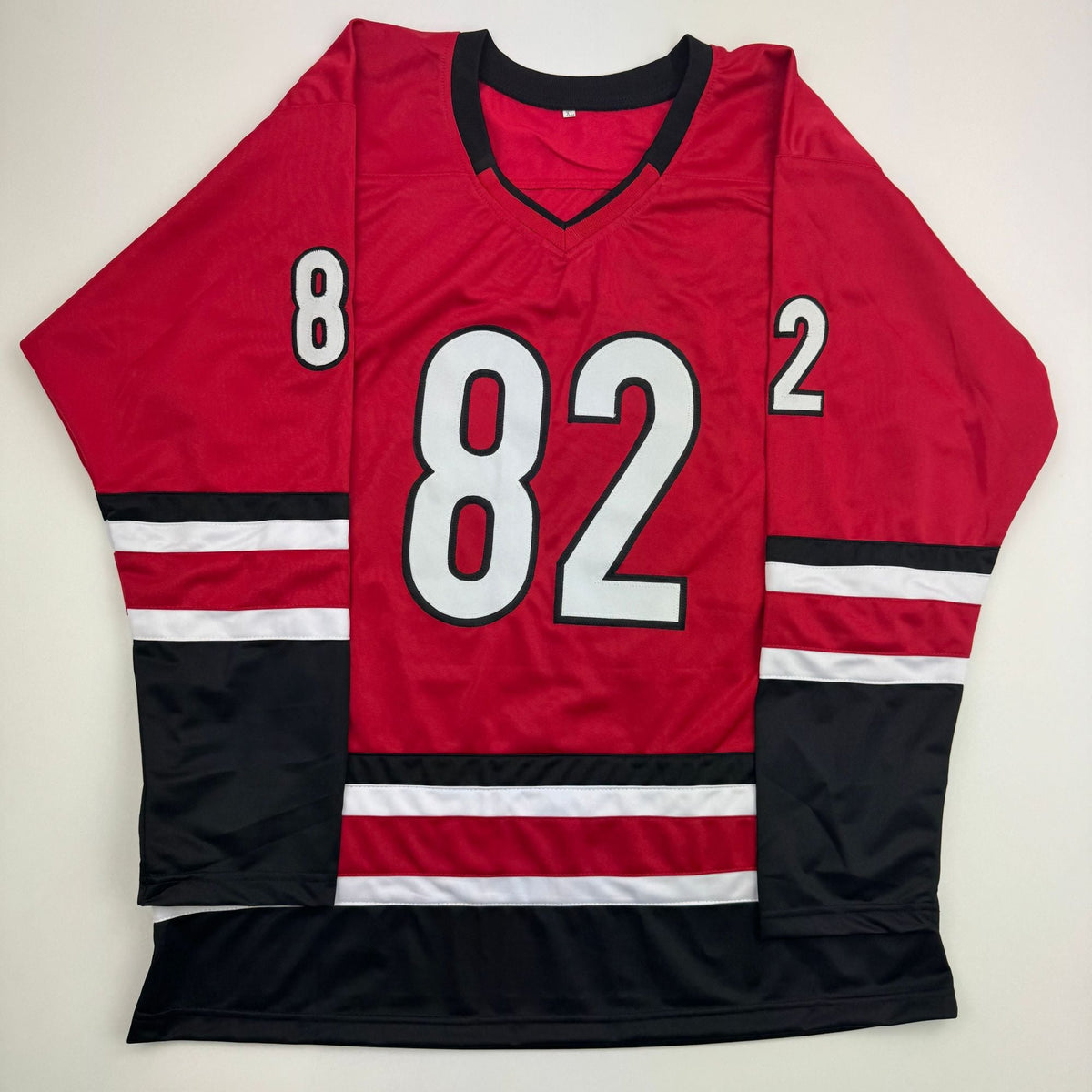 Autographed/Signed Jesperi Kotkaniemi Carolina Red Hockey Jersey Beckett BAS COA