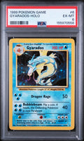 Graded 1999 Pokemon Game Gyarados-Holo #6 Trading Card Game PSA 6 Excellent