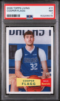 Graded 2025-26 Topps Living Cooper Flagg #11 Rookie RC Basketball Card PSA 7 Near Mint