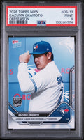 Graded 2026 Topps Now Kazuma Okamoto #OS-13 Rookie RC Baseball Card PSA 9 Mint