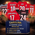 Autographed/Signed Carolina Hockey Jersey Mystery Box with PSA JSA or Beckett COA