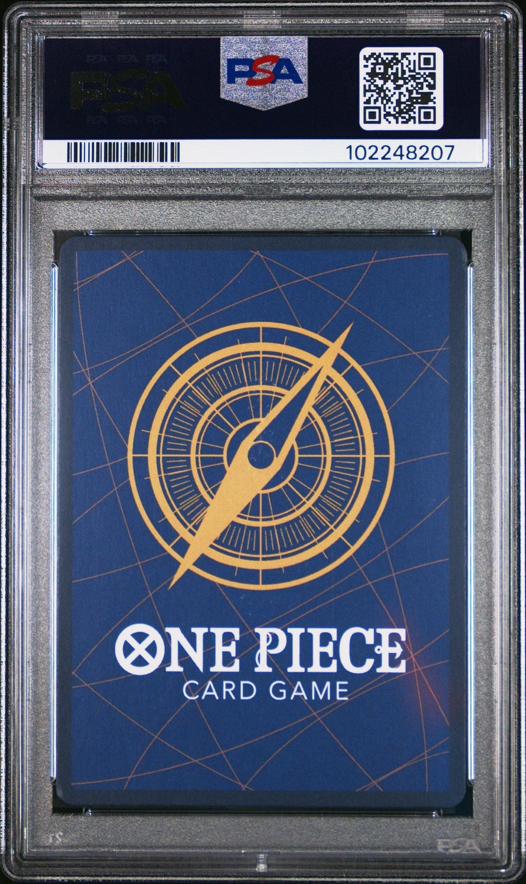 Graded 2024 Japanese One Piece Ain #002 500 Years in the Future Trading Card Game PSA 10 Gem Mint