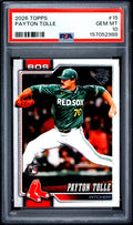 Graded 2026 Topps Payton Tolle #15 Rookie RC Baseball Card PSA 10 Gem Mint
