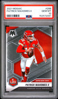 Graded 2021 Panini Mosaic Patrick Mahomes II #288 Super Bowl LIV MVP Football Card PSA 10 Gem Mint