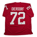 Autographed/Signed Dan Dierdorf Arizona Red Football Jersey Beckett BAS COA