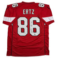 Autographed/Signed Zach Ertz Arizona Red Football Jersey JSA COA
