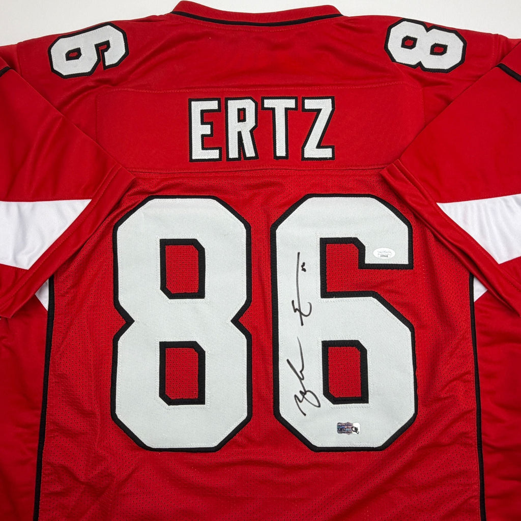 Autographed/Signed Zach Ertz Arizona Red Football Jersey JSA COA