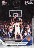 2025 Topps Now Jalen Brunson #337SP 36 Points + Clutch 4th Quarter Powers Historic Finals Comeback New York Knicks Basketball Card