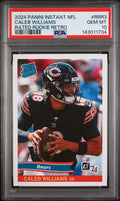 Graded 2024 Panini Instant NFL Caleb Williams #RRR3 Rated Rookie Retro Rookie RC Football Card PSA 10 Gem Mint