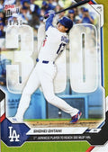 2026 Topps Now Shohei Ohtani #428 Gold Foil /50 1st Japanese Player to Reach 300 MLB Home Runs Los Angeles Dodgers Baseball Card