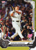 2026 Topps Now Munetaka Murakami #449 Gold Foil /50 2nd Japan Native Ever in Home Run Derby Chicago White Sox Rookie RC Baseball Card