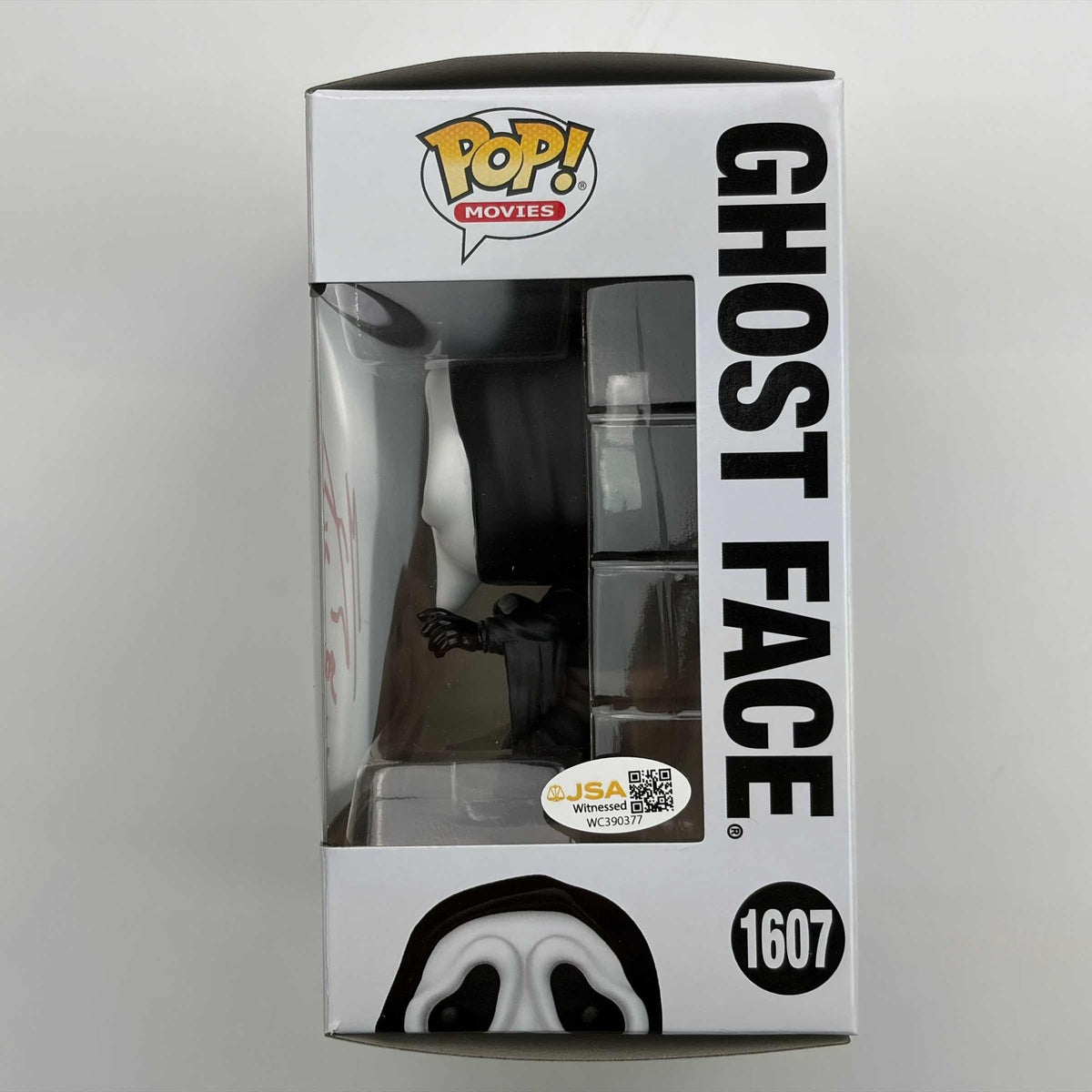 Autographed/Signed Matthew Lillard Inscribed Stu Ghostface Scream Funko Pop #1607 Movie Figurine Toy JSA COA