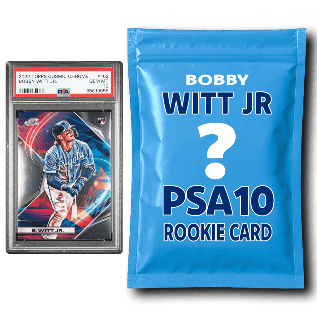 Bobby Witt Jr. PSA 10 Graded Rookie Baseball Card Mystery Pack