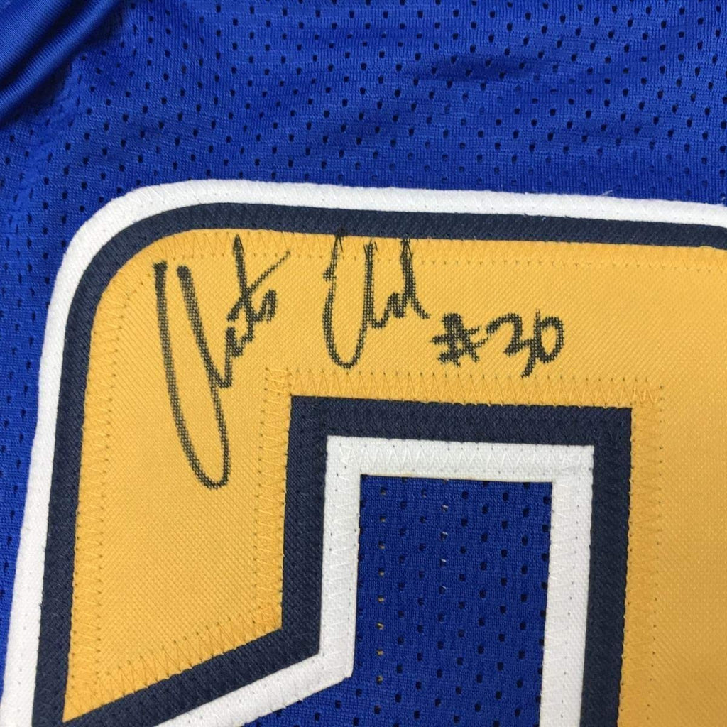 Framed Autographed/Signed Austin Ekeler 35x39 Los Angeles LA Color Rush Football Jersey Beckett BAS COA